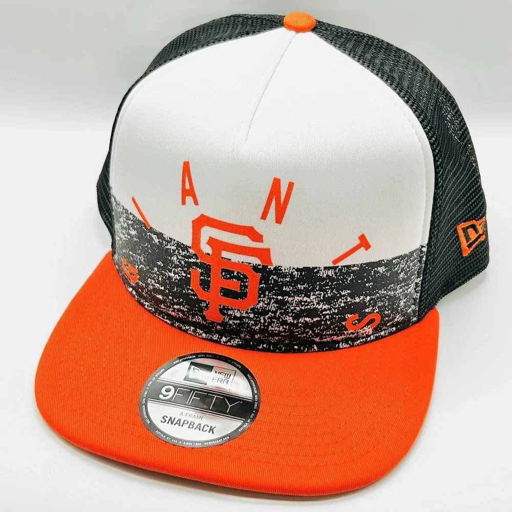 San Francisco Giants New Era Game Day A-Frame Foam Trucker Hat Cap Adjustable